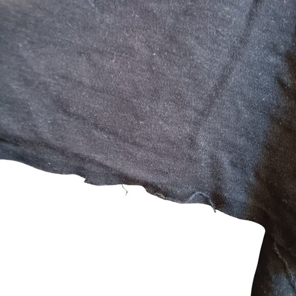 3XL Rasco FR Mens Black Long-Sleeve Henley Shirt Distressed Logo - Picture 4 of 5